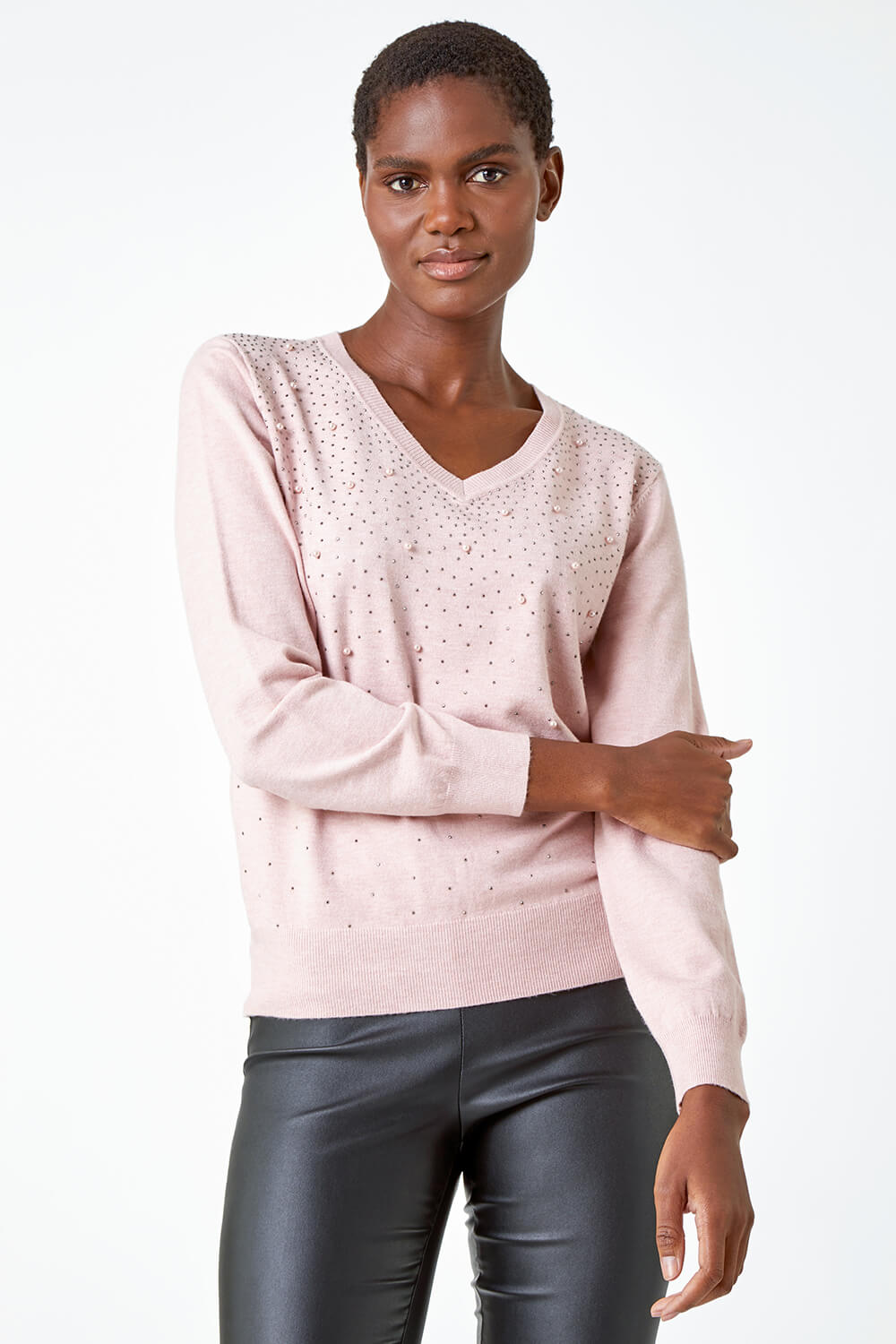 Pink pearl clearance jumper