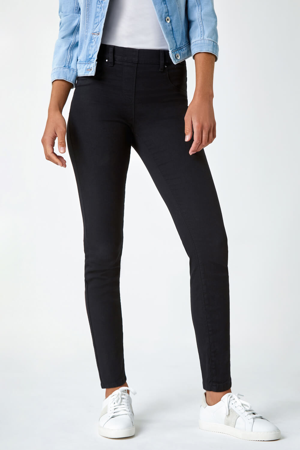 Christopher Blue Womens Black Velvet Stretch pants size 14